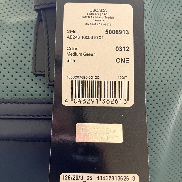 Escada Sport designed by Jonathan Saunders Bag Medium Green - Picture 14 of 14